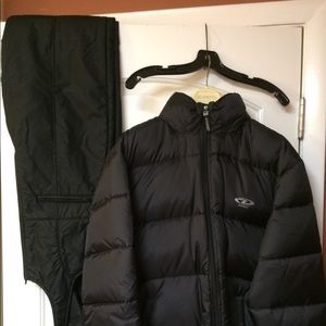 Sky puffed down jacket by DKNY Plus overall